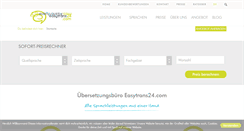 Desktop Screenshot of easytrans24.com